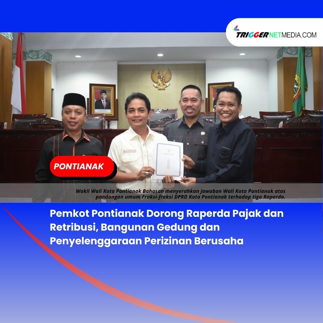 Pemkot Pontianak Dorong Raperda Pajak dan Retribusi, Bangunan Gedung dan Penyelenggaraan Perizinan Berusaha