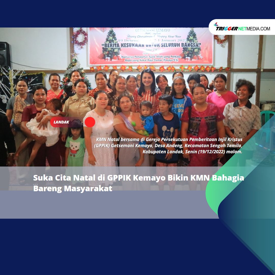 Suka Cita Natal di GPPIK Kemayo Bikin KMN Bahagia Bareng Masyarakat
