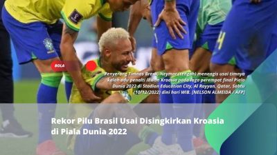 Rekor Memilukan Brasil Usai Disingkirkan Kroasia di Piala Dunia 2022