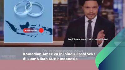 Komedian Amerika ini Sindir Pasal Seks di Luar Nikah KUHP Indonesia