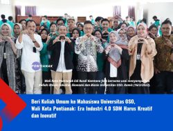 Beri Kuliah Umum ke Mahasiswa Universitas OSO, Wali Kota Pontianak:  Era Industri 4.0 SDM Harus Kreatif dan Inovatif