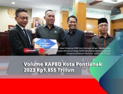 Volume RAPBD Kota Pontianak 2023 Rp1,855 Triliun