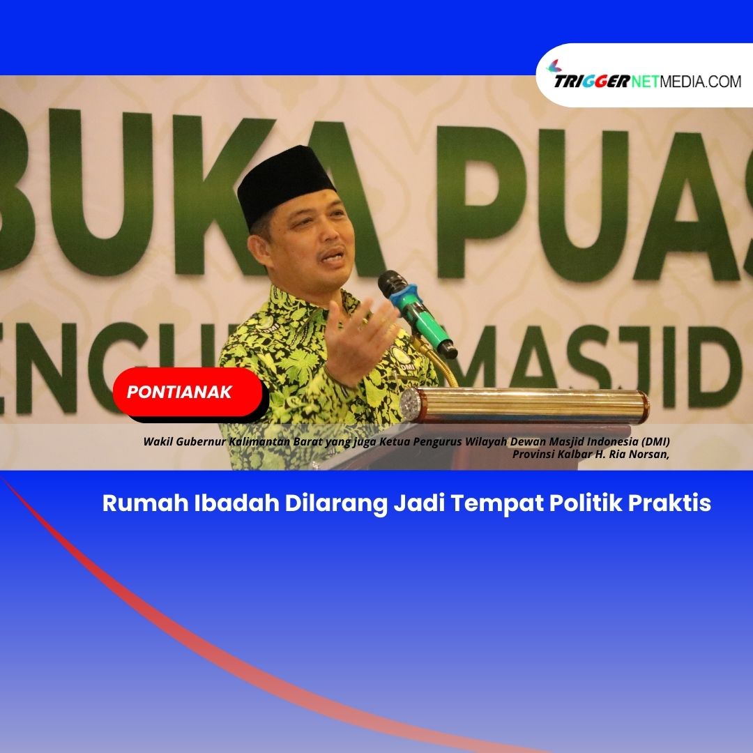 Rumah Ibadah Dilarang Jadi Tempat Politik Praktis