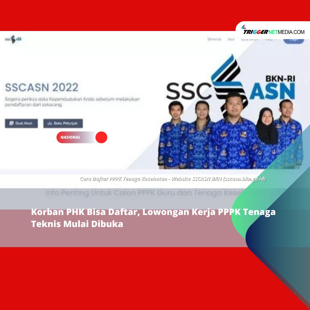 Korban PHK Bisa Daftar, Lowongan Kerja PPPK Tenaga Teknis Mulai Dibuka