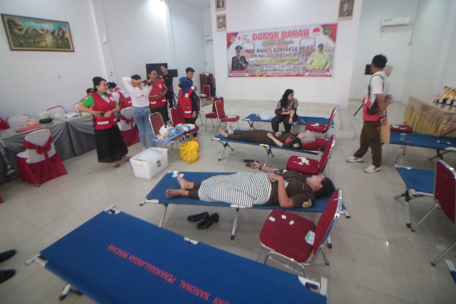 PMI Kabupaten Landak Apresiasi Kejaksaan Negeri atas Partisipasi Donor Darah