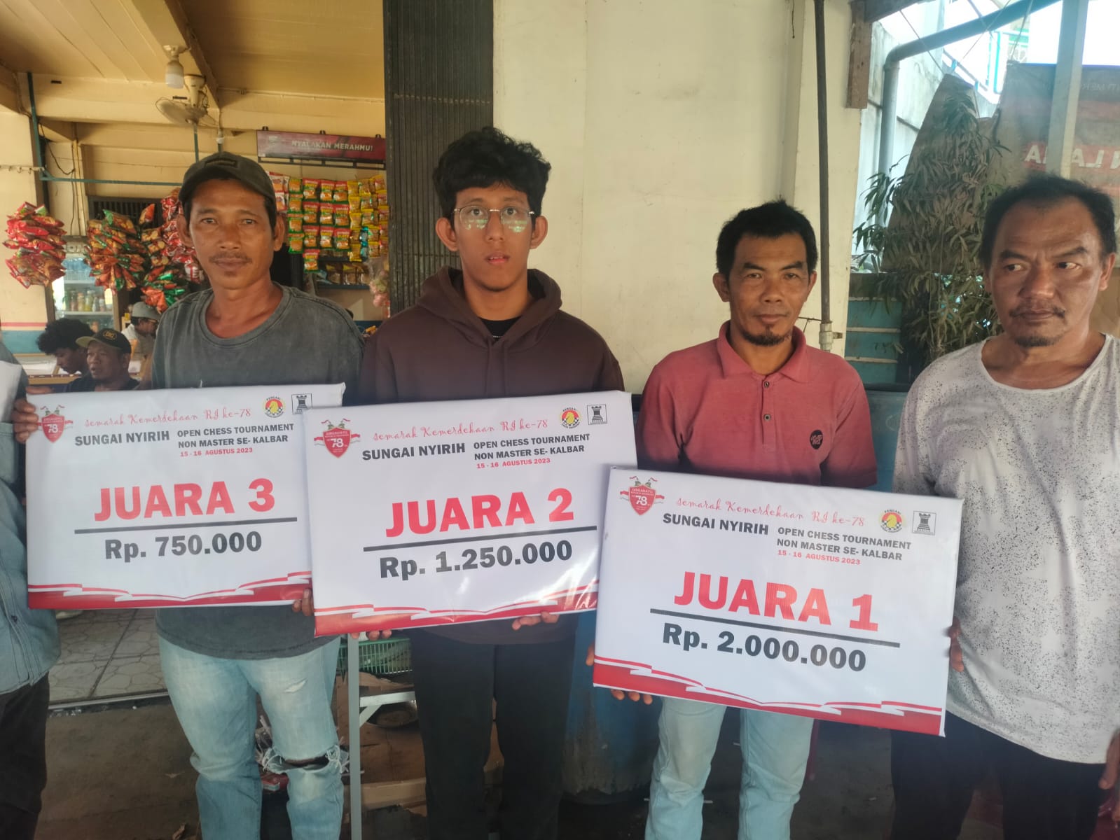 Safari Raih Juara Pertama Turnamen Catur Terbuka Sei Nyirih