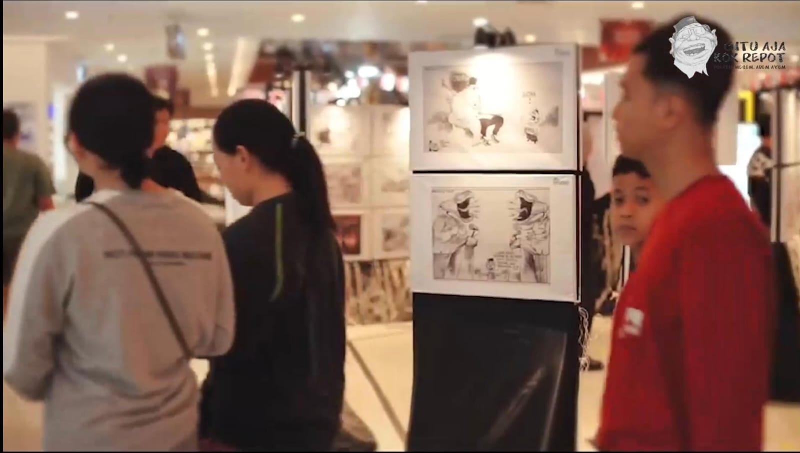Pameran Karikatur Politik hadir di A Yani Mega Mall