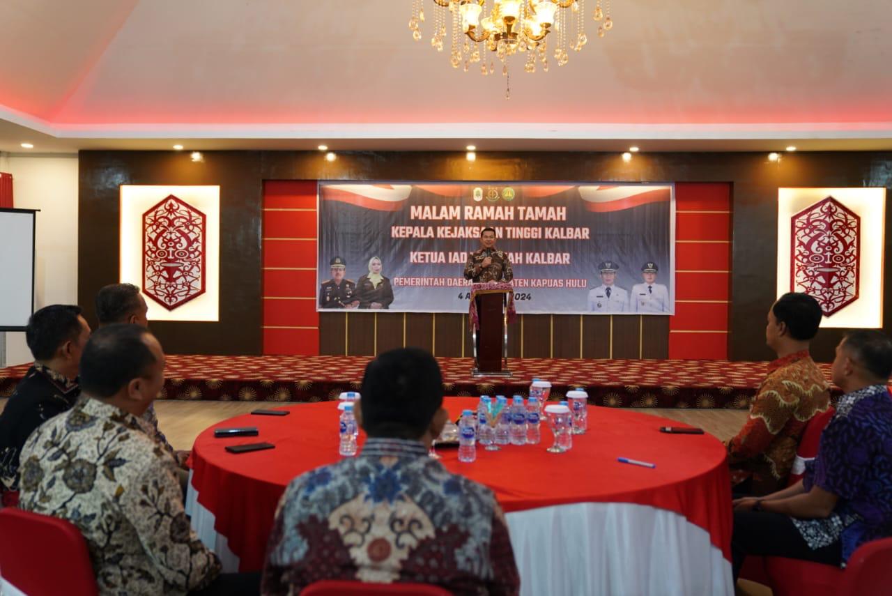 Silaturahmi dan Sinergitas Pemkab Kapuas Hulu Bersama Kejati Kalbar
