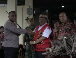 Pemusnahan 370 Pucuk Senjata Api di Kabupaten Landak