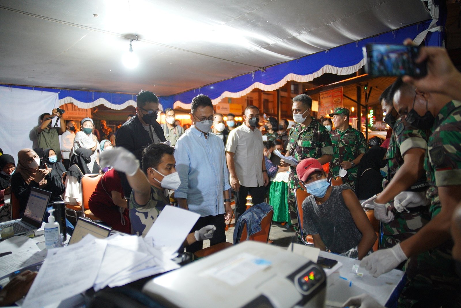 Wako Edi Dukung Kodim 1207/PTK Gelar Vaksinasi Massal Jemput Bola