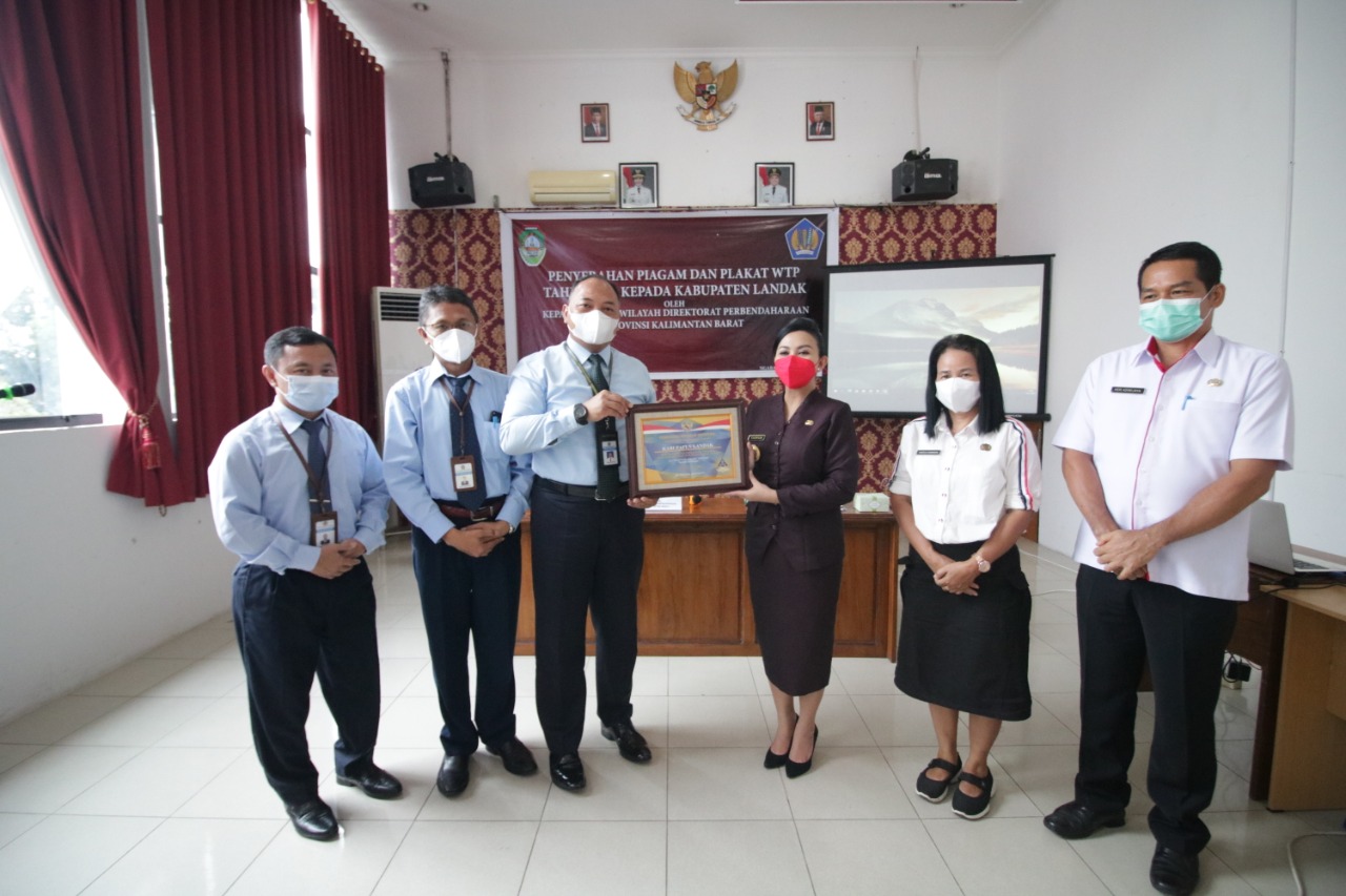 LKPD Kabupaten Landak Tahun 2020 Kembali Raih Opini WTP BPK RI