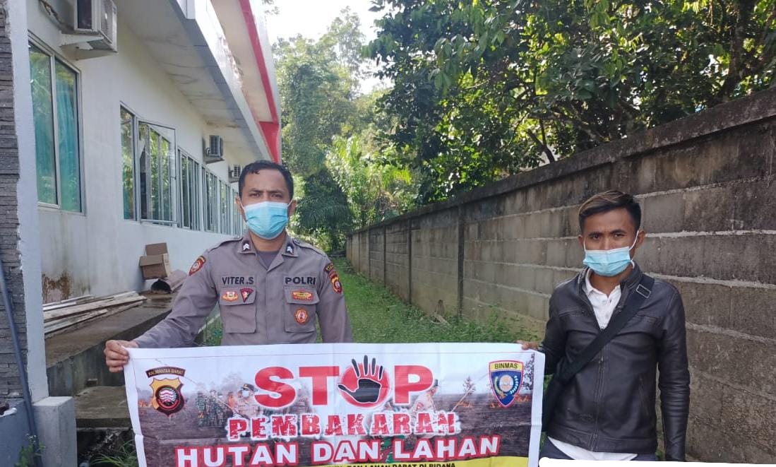 Cegah Karhutla Sejak Dini, Ini yang Dilakukan Polsek Menjalin