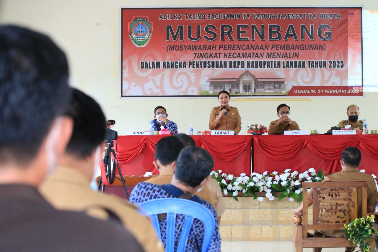 Musrenbang Kecamatan Menjalin, Berikut Arahan Bupati Landak