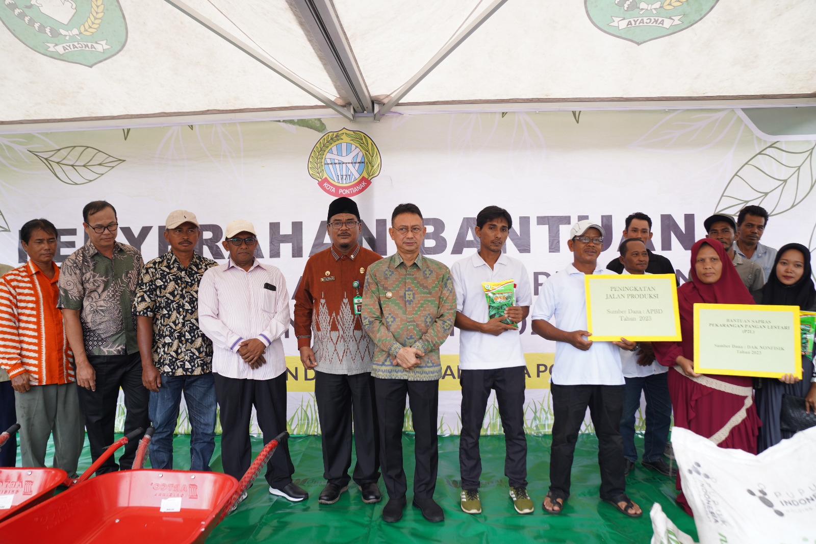 Stimulus Bantuan Sapras Opsi Pemkot Tingkatkan Produktifitas Petani di Pontianak