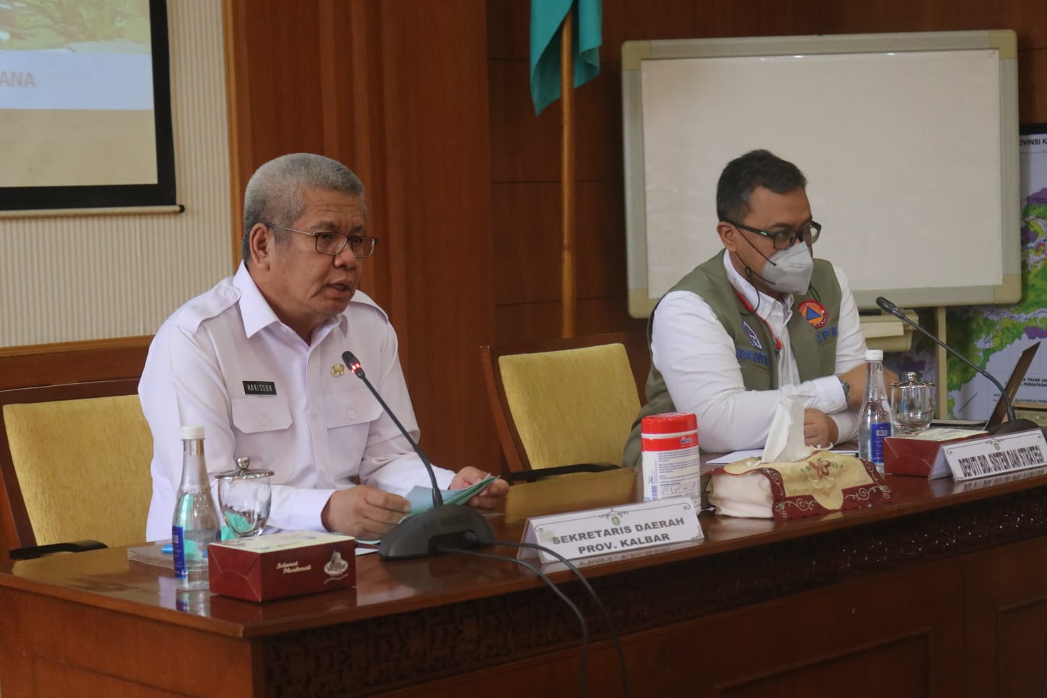 Rakor Pemprov Kalbar Bersama BNPB RI, Bahas soal Siklus Penanggulangan Banjir dan Pra Bencana