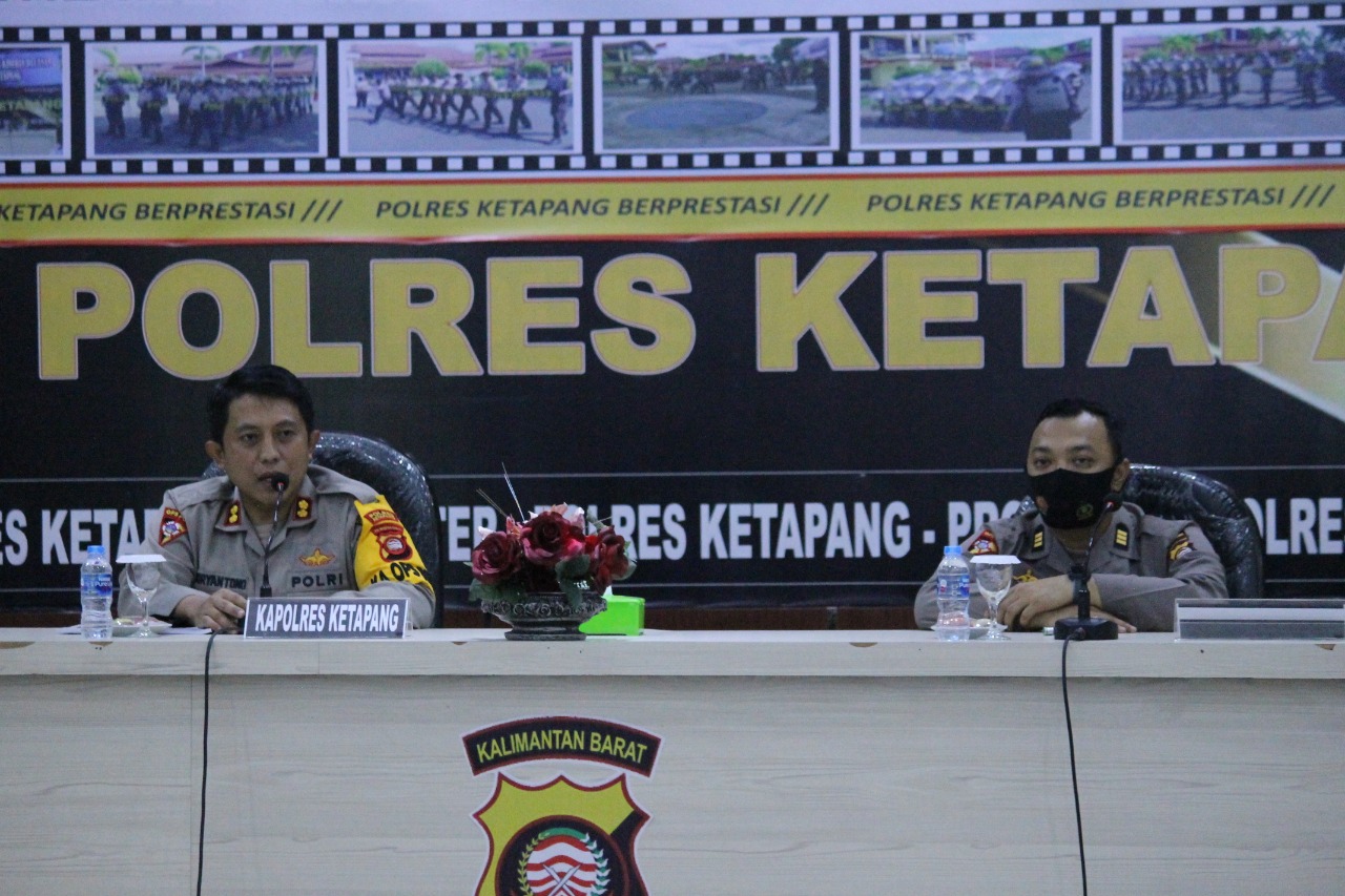 Polres Ketapang Gelar Latihan Pra Operasi mantap Praja