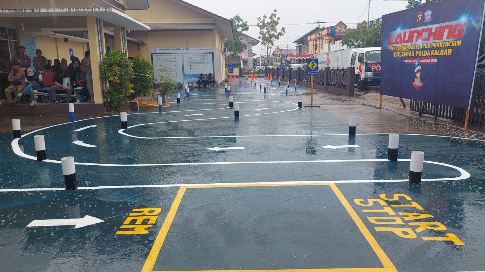 Ujian Praktek SIM C Terbaru Lebih Mudah, Jalur Angka 8 dan Zig-zag Dihapus