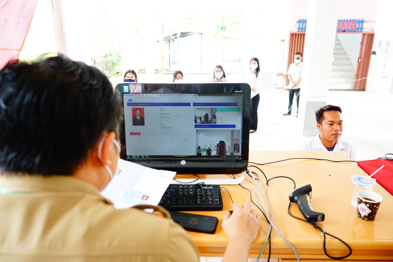 Hari Pertama Tes CPNS di Kabupaten Landak, Peserta Wajib Patuhi Prokes COVID-19