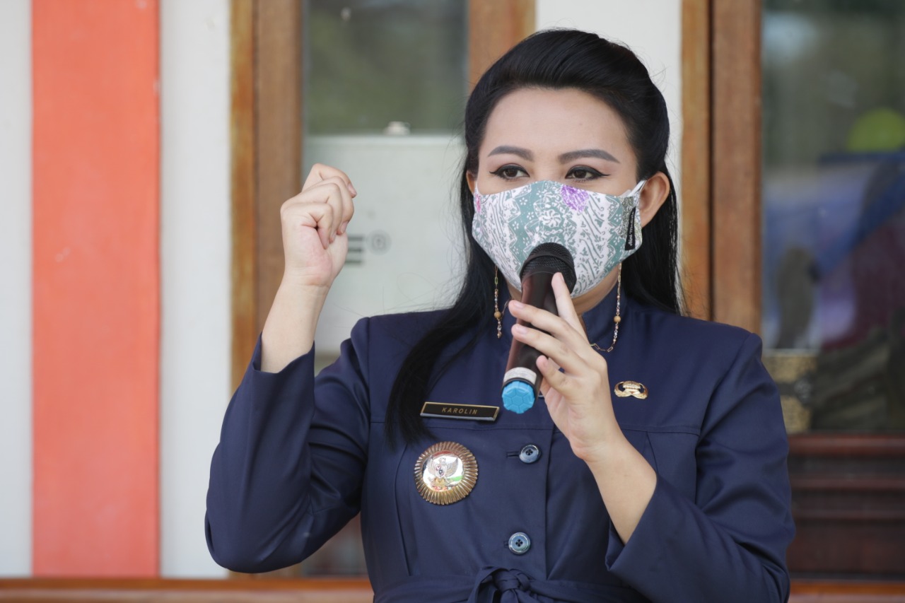 Karolin Klaim Kasus COVID-19 di Kabupaten Landak Menurun