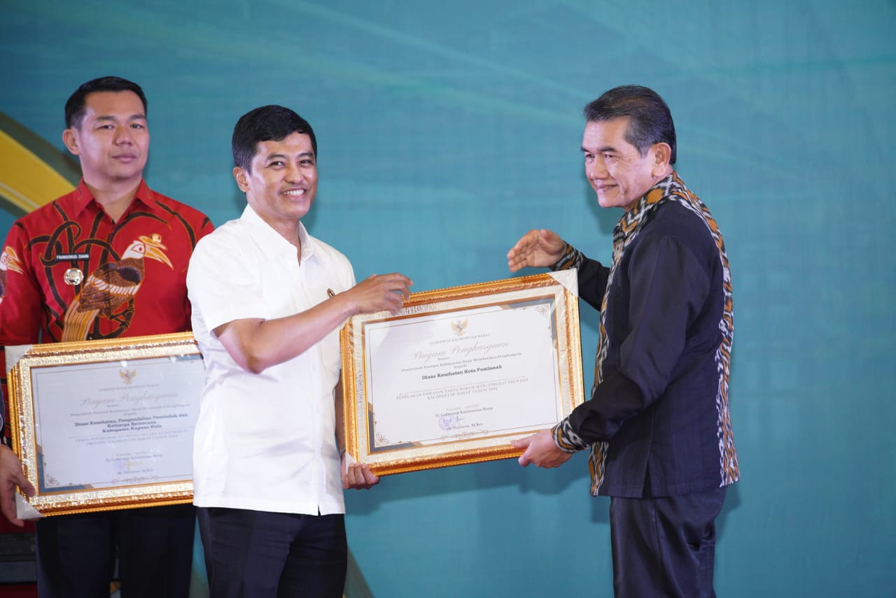 Komitmen Terapkan KTR, Pemkot Pontianak Raih Penghargaan