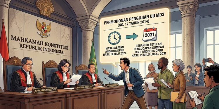 UU MD3 Digugat ke MK, Pemohon Minta Masa Jabatan Anggota DPRD Diperpanjang hingga 2031