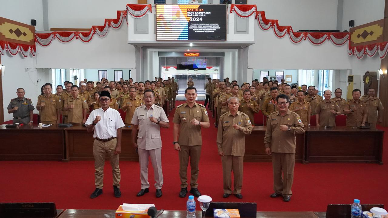 Forum Perangkat Daerah Kapuas Hulu Diharapkan Dapat Merumuskan Kegiatan yang Efektif dan Efisien
