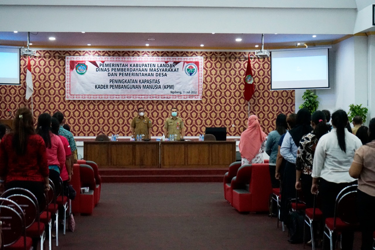 Pemkab Landak Pacu Peningkatan Kapasitas Kader Pembangunan Manusia