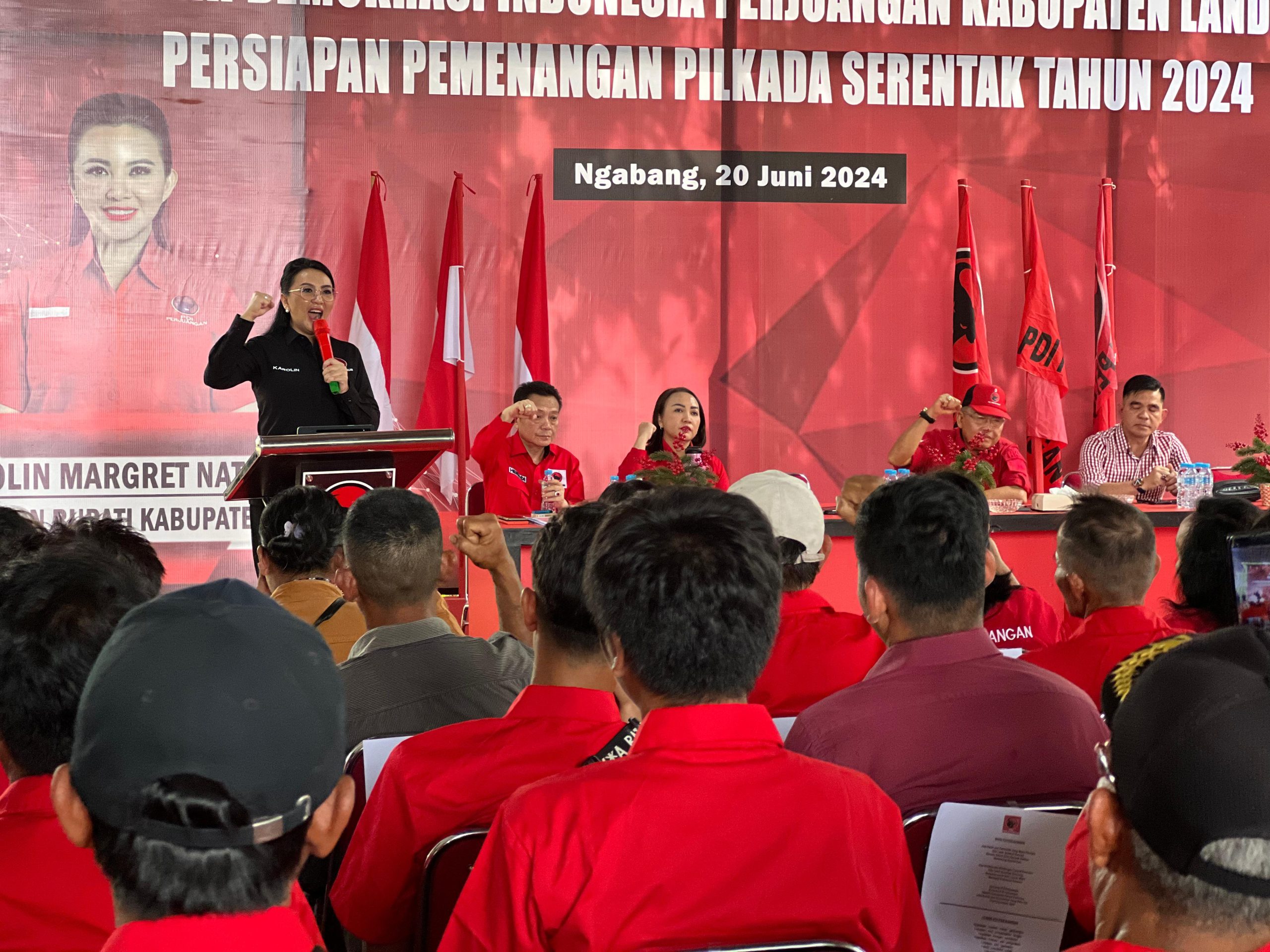 Konsolidasi PDI Perjuangan, KMN: Saya Serius Kembali Maju Sebagai Bupati Landak