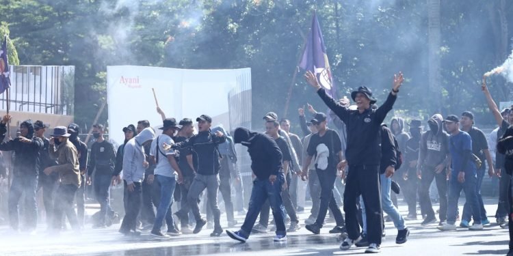 Simulasi Pengamanan di Alun Kapuas, Pemerintah Kota Dukung Stabilitas Keamanan