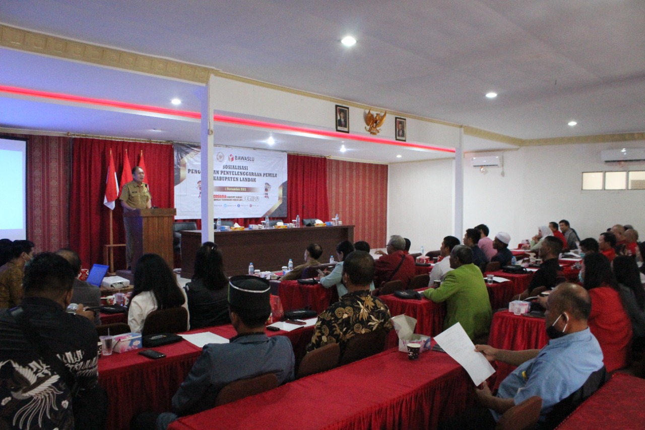 Sosialisasi Pengawasan Penyelenggaraan Pemilu di Kabupaten Landak