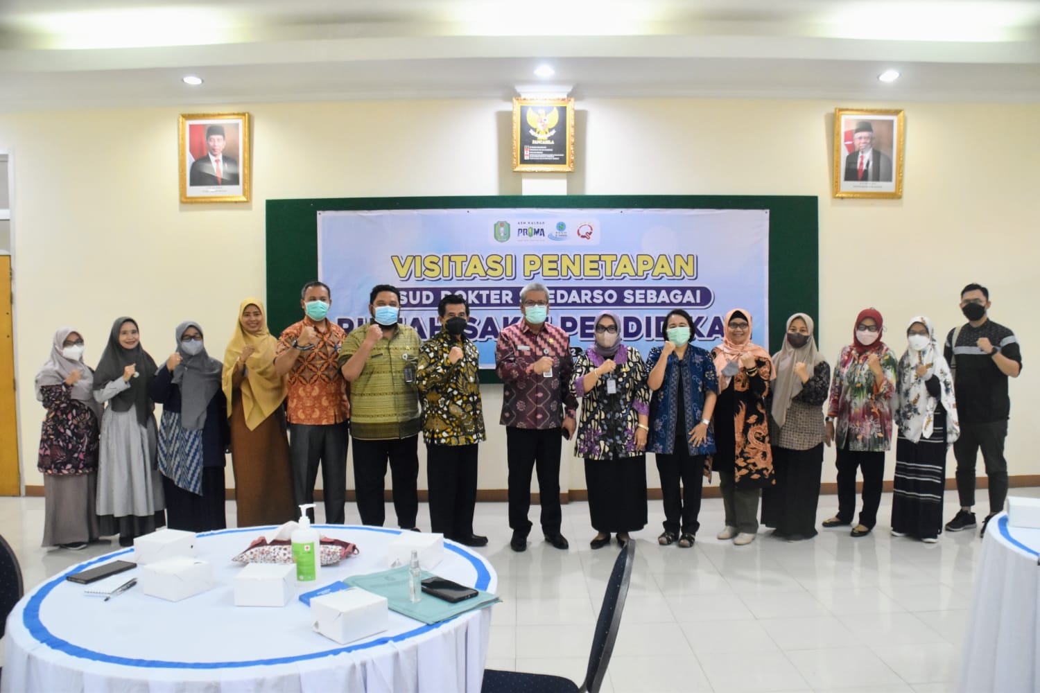 Visitasi Penetapan RSUD dr Soedarso Sebagai Rumah Sakit Pendidikan