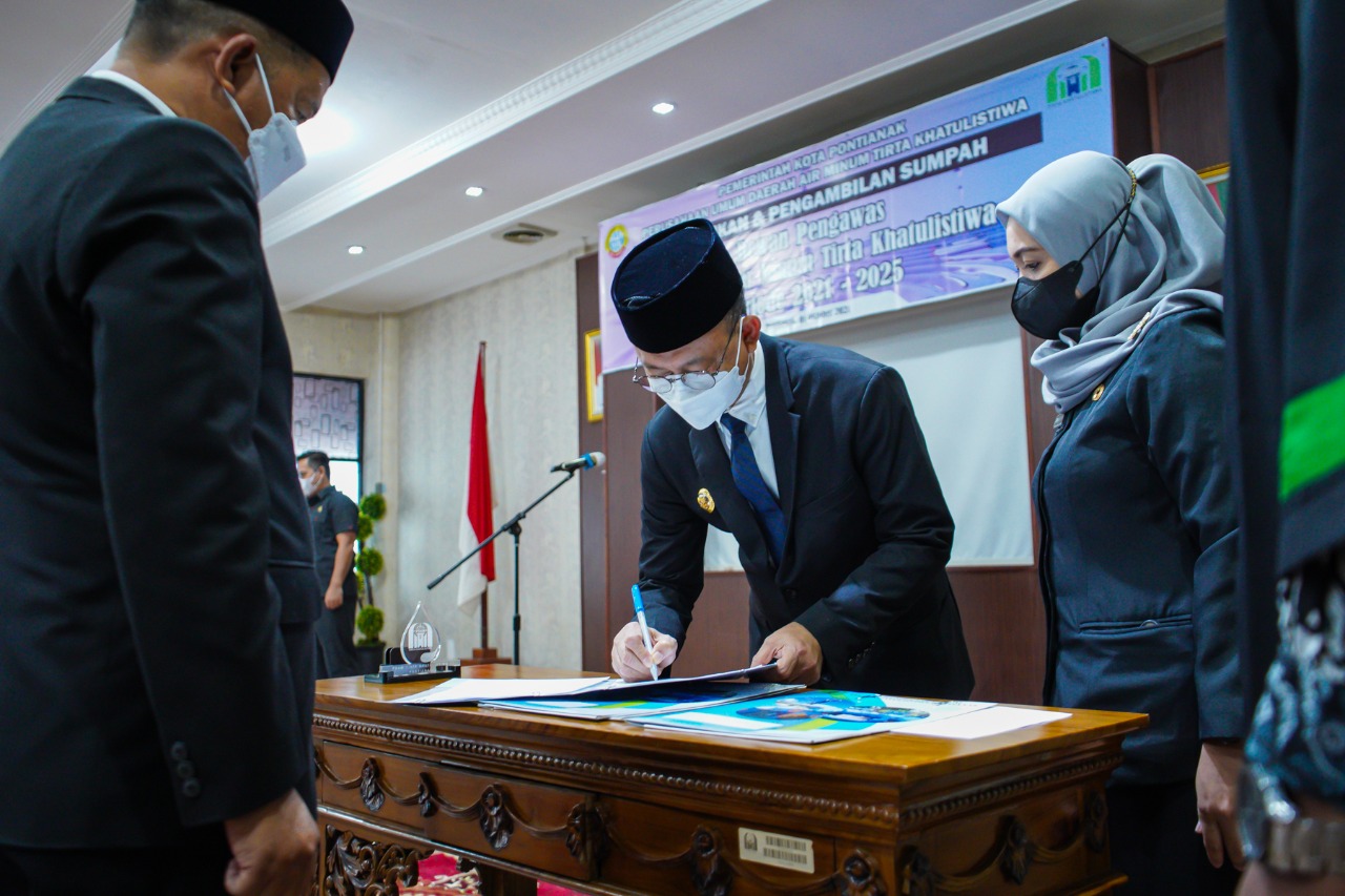 Walkot Pontianak: Tahun Depan PDAM Harus Tekan Kebocoran dibawah 30%