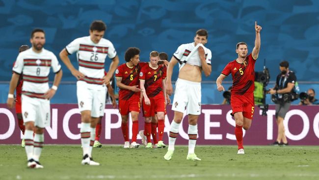 Atasi Portugal 1-0, Belgia ke Perempat Final Euro 2021